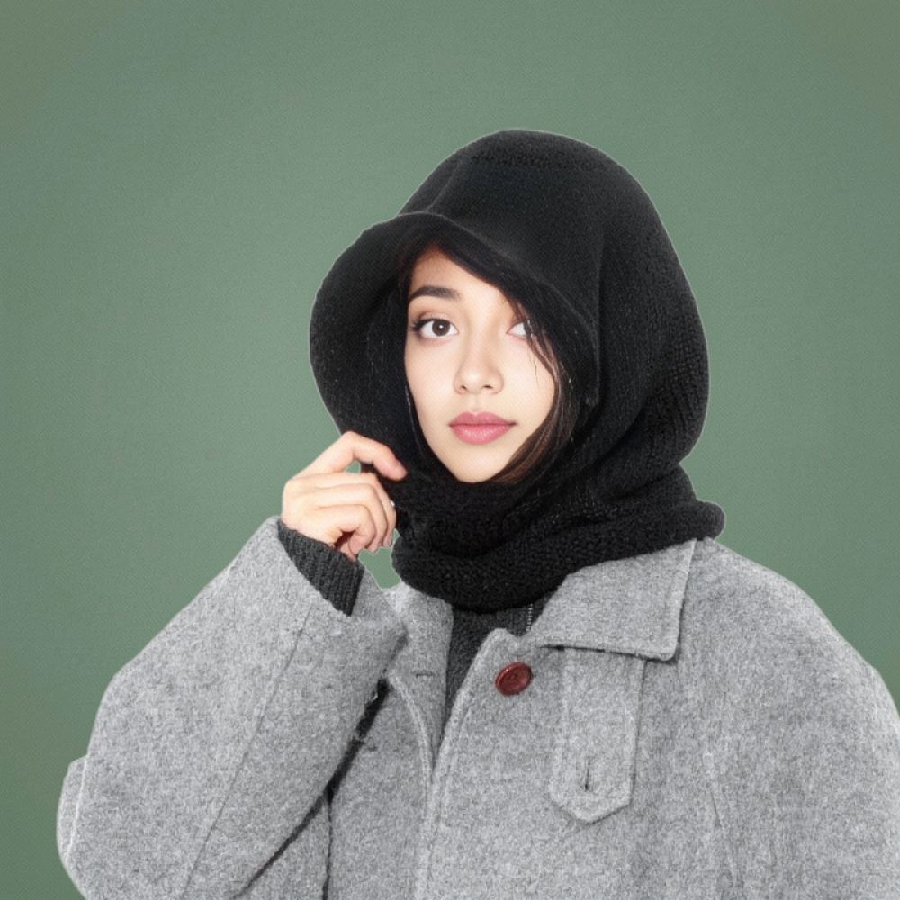 Cozy Knitted Thermal Hat Neck  - đánh giá và giá Outdoor Sport Climbing Gear