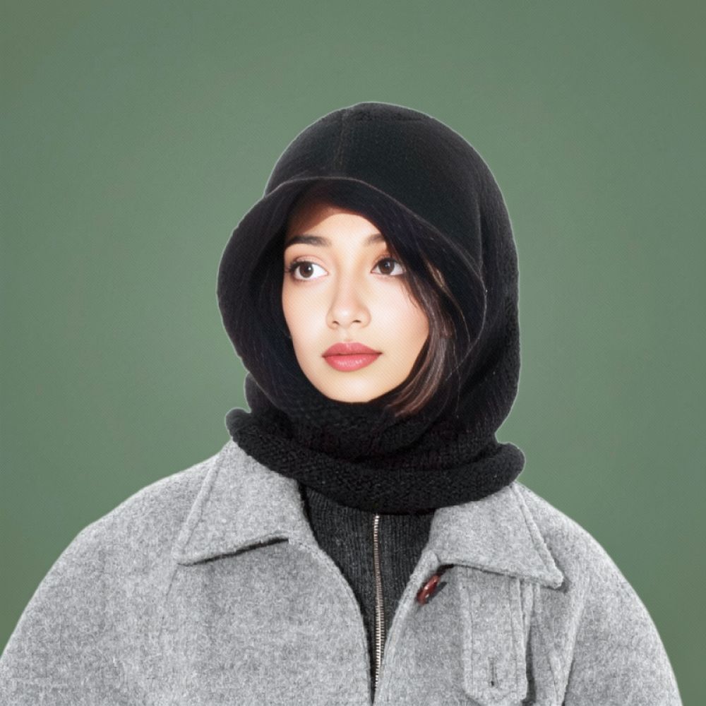 Cozy Knitted Thermal Hat Neck  - đánh giá và giá Outdoor Sport Climbing Gear