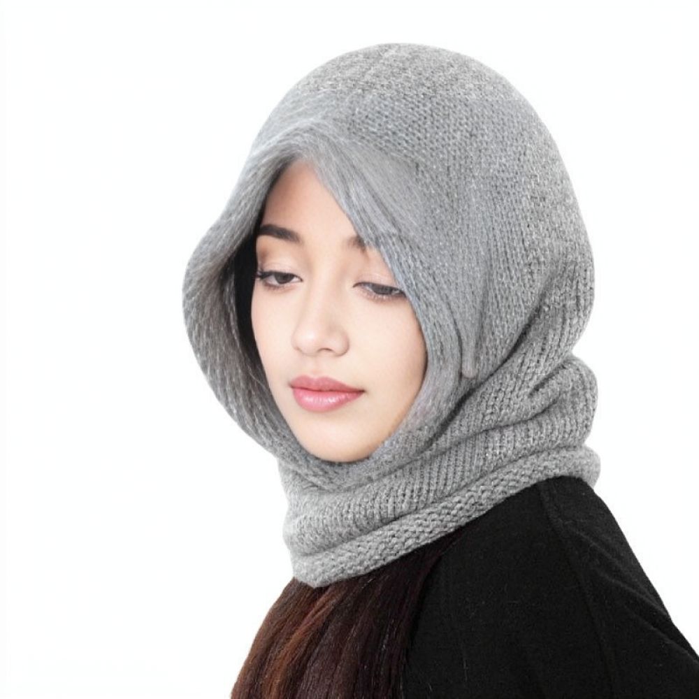 Cozy Knitted Thermal Hat Neck  - đánh giá và giá Outdoor Sport Climbing Gear