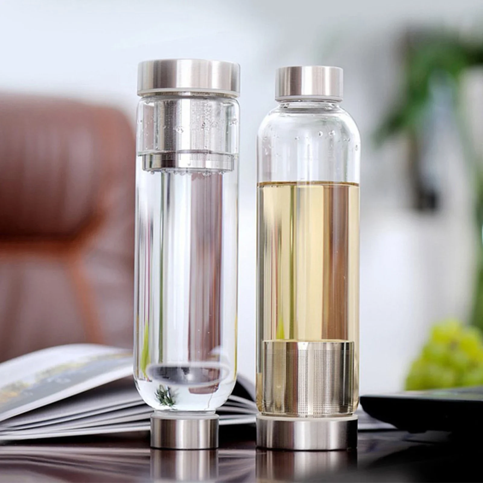 Glass Sport Water Bottle Tea I - đánh giá và giá Outdoor Sport Glass Water Bottle